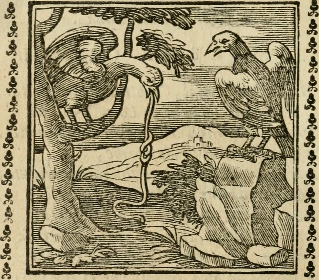 An illustration from Emblemi di Andrea Alciato, huomo chiarissimo, dal latino nel vulgare italiano ridotti, 1626, leaf 201