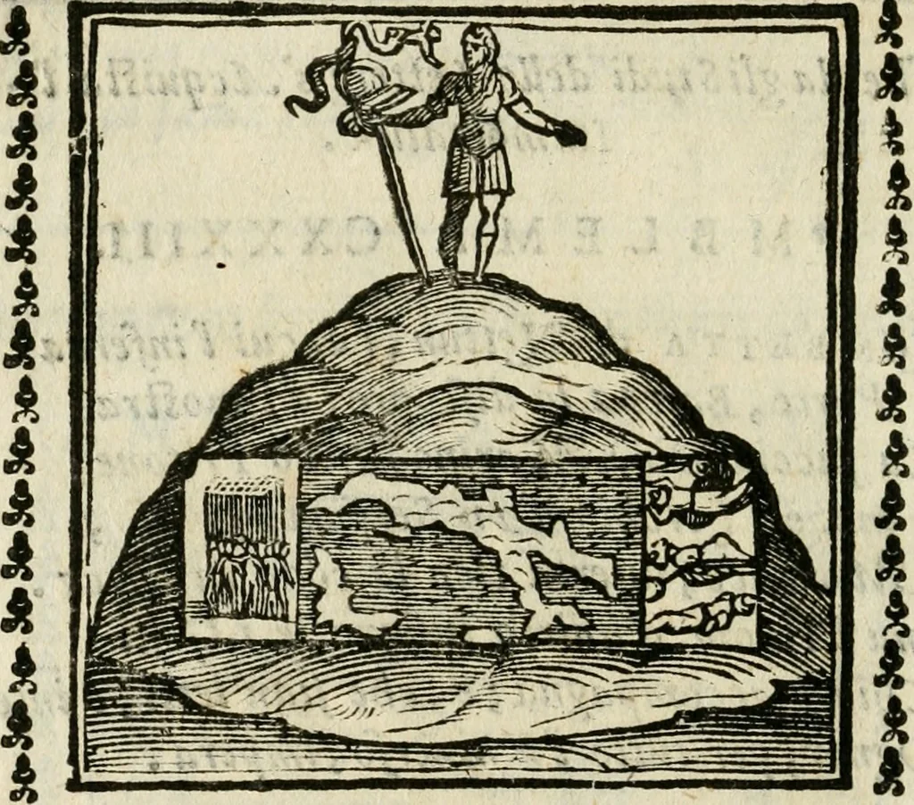 An illustration from Emblemi di Andrea Alciato, huomo chiarissimo, dal latino nel vulgare italiano ridotti, 1626, leaf 209