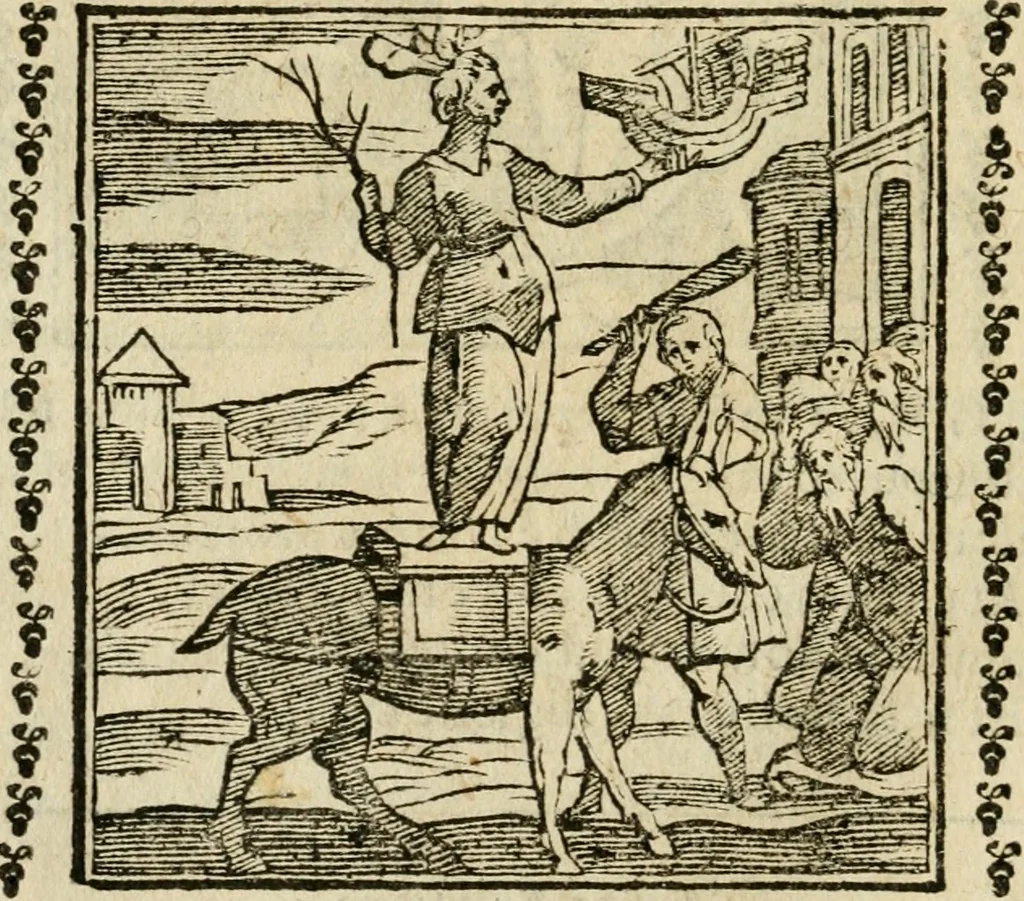 An illustration from Emblemi di Andrea Alciato, huomo chiarissimo, dal latino nel vulgare italiano ridotti, 1626, leaf 21