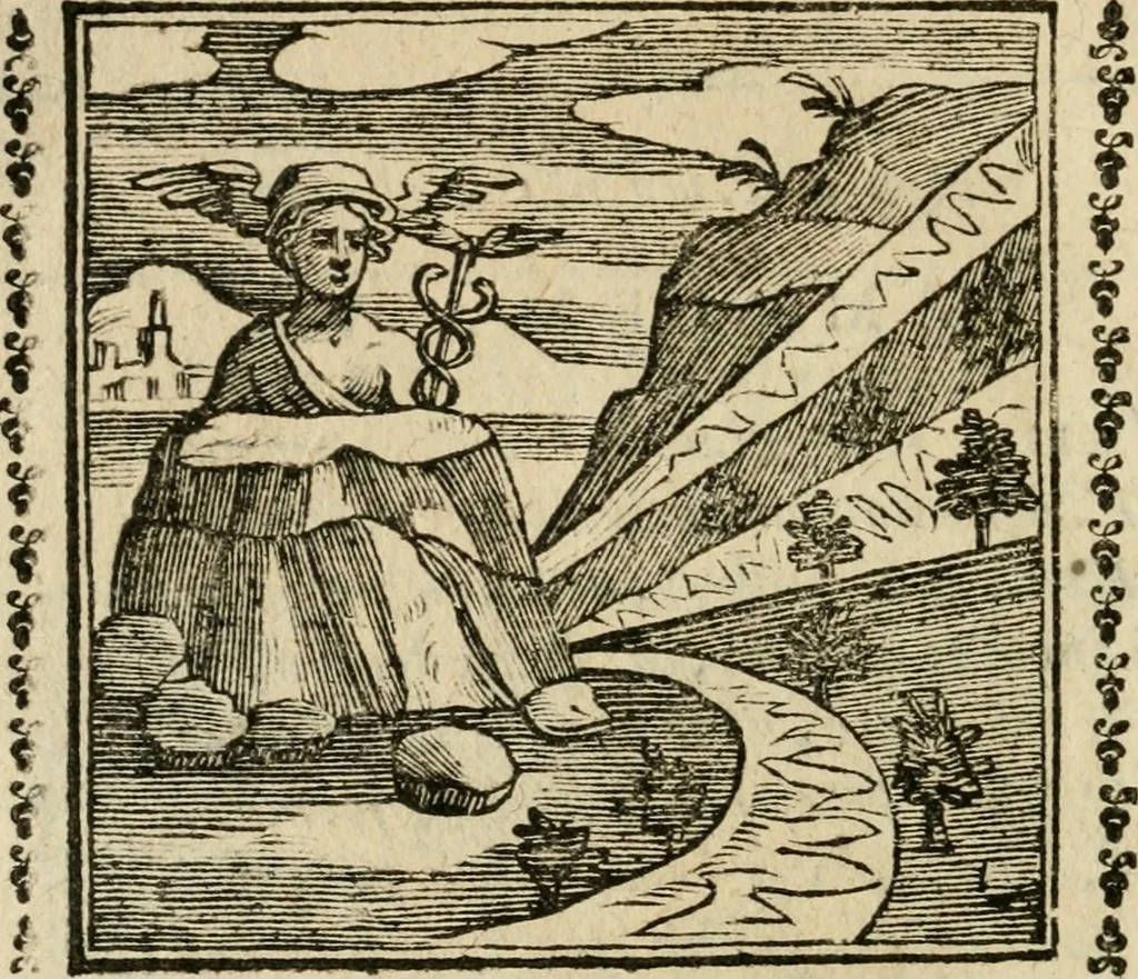 An illustration from Emblemi di Andrea Alciato, huomo chiarissimo, dal latino nel vulgare italiano ridotti, 1626, leaf 23