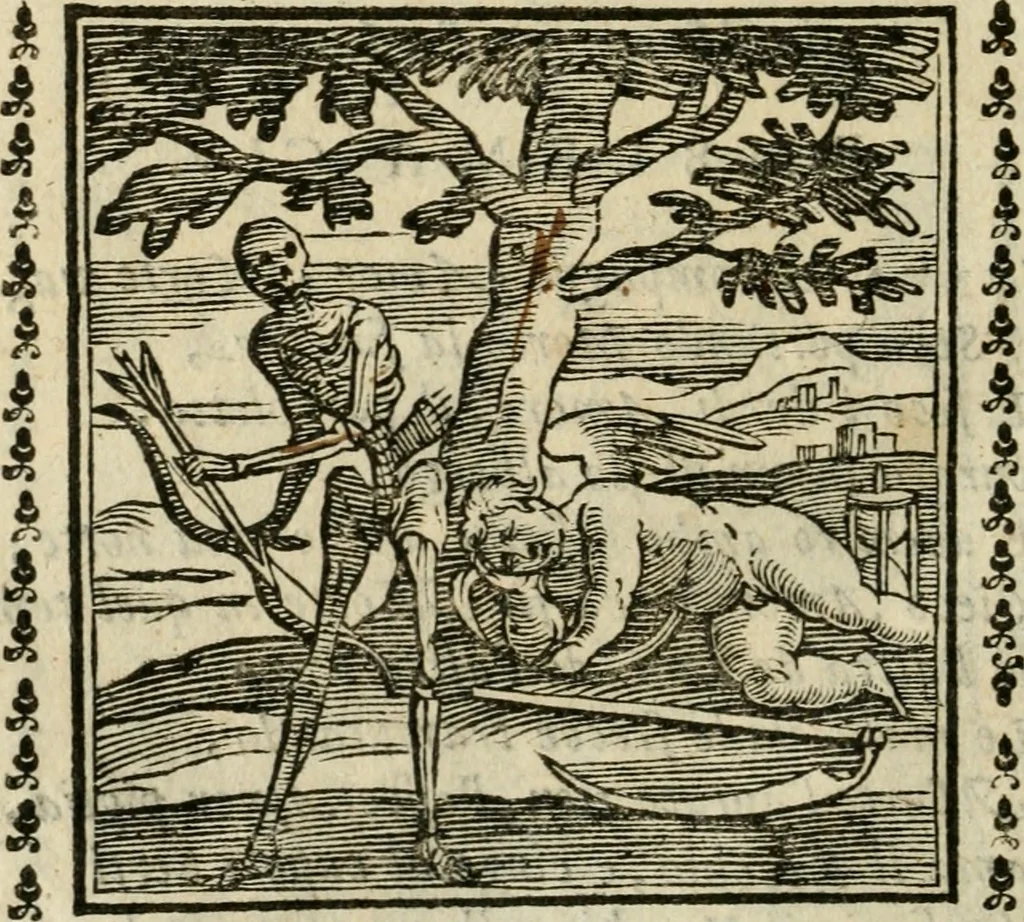 An illustration from Emblemi di Andrea Alciato, huomo chiarissimo, dal latino nel vulgare italiano ridotti, 1626, leaf 241