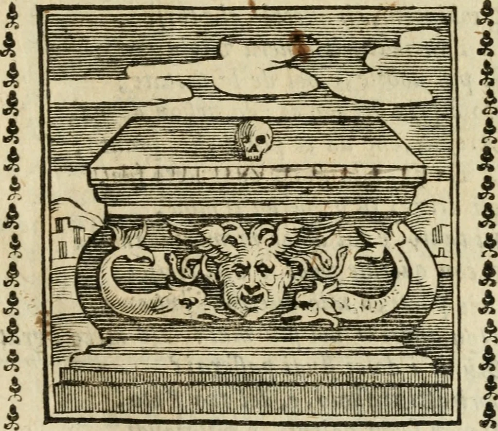 An illustration from Emblemi di Andrea Alciato, huomo chiarissimo, dal latino nel vulgare italiano ridotti, 1626, leaf 242