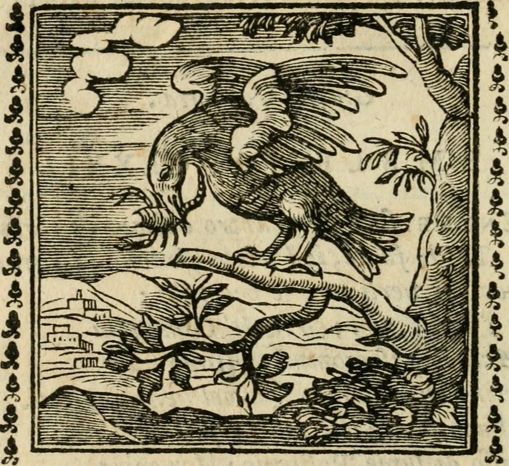 An illustration from Emblemi di Andrea Alciato, huomo chiarissimo, dal latino nel vulgare italiano ridotti, 1626, leaf 267