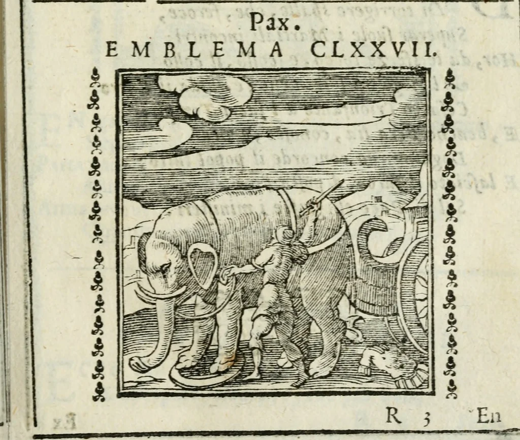 An illustration from Emblemi di Andrea Alciato, huomo chiarissimo, dal latino nel vulgare italiano ridotti, 1626, leaf 272