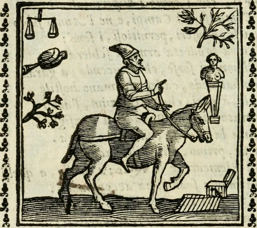 An illustration from Emblemi di Andrea Alciato, huomo chiarissimo, dal latino nel vulgare italiano ridotti, 1626, leaf 289
