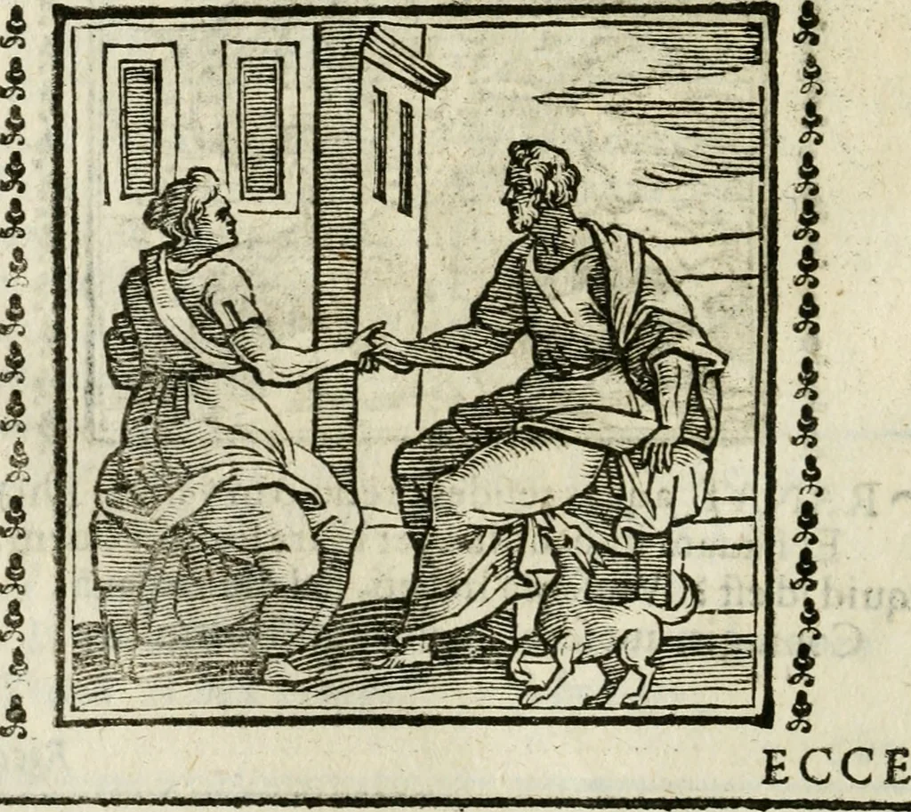 An illustration from Emblemi di Andrea Alciato, huomo chiarissimo, dal latino nel vulgare italiano ridotti, 1626, leaf 295