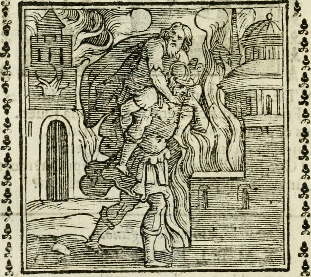 An illustration from Emblemi di Andrea Alciato, huomo chiarissimo, dal latino nel vulgare italiano ridotti, 1626, leaf 301