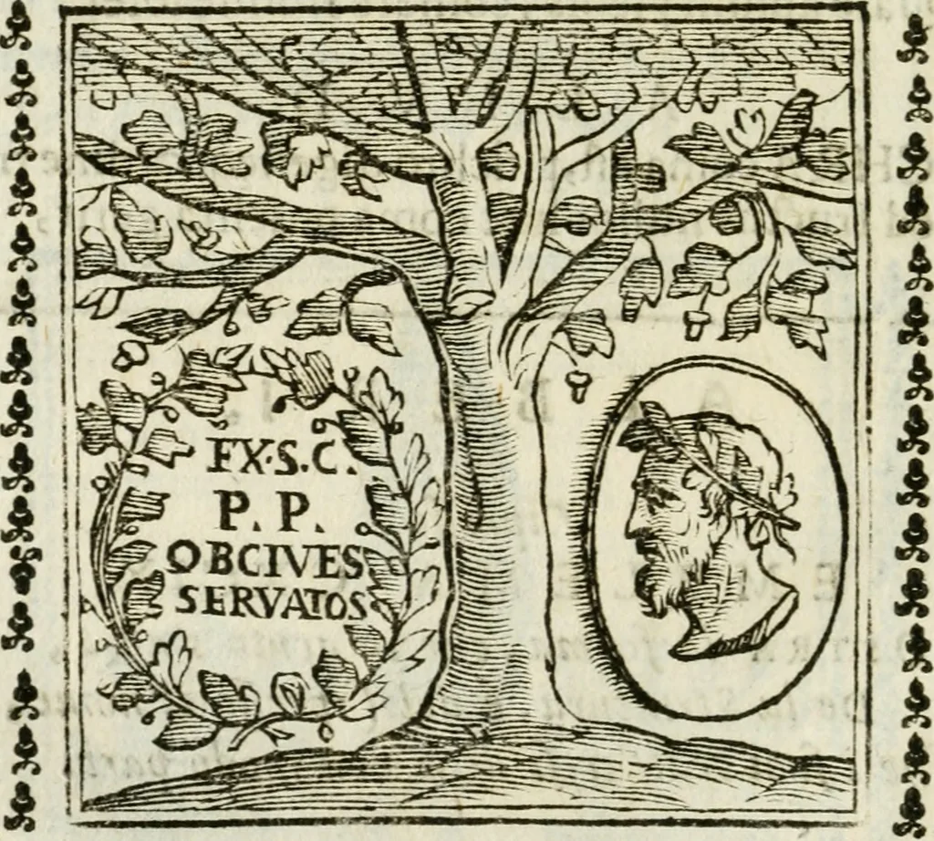 An illustration from Emblemi di Andrea Alciato, huomo chiarissimo, dal latino nel vulgare italiano ridotti, 1626, leaf 309