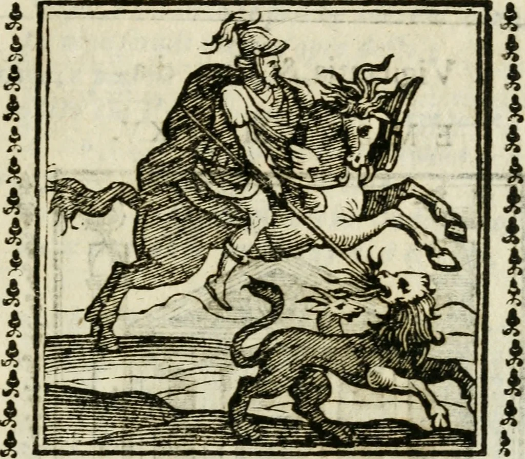 An illustration from Emblemi di Andrea Alciato, huomo chiarissimo, dal latino nel vulgare italiano ridotti, 1626, leaf 32