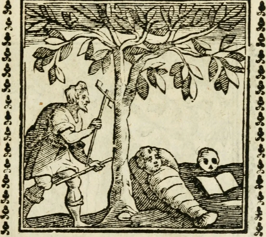 An illustration from Emblemi di Andrea Alciato, huomo chiarissimo, dal latino nel vulgare italiano ridotti, 1626, leaf 320
