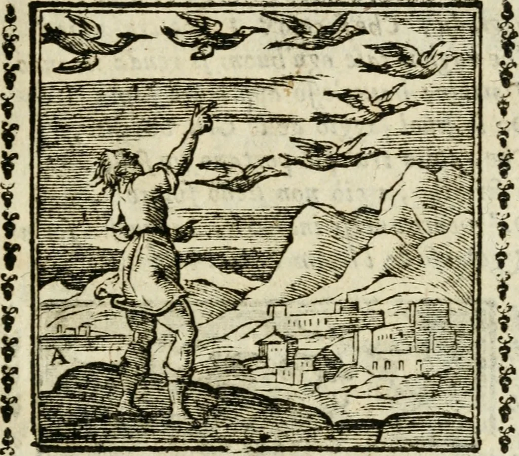 An illustration from Emblemi di Andrea Alciato, huomo chiarissimo, dal latino nel vulgare italiano ridotti, 1626, leaf 36