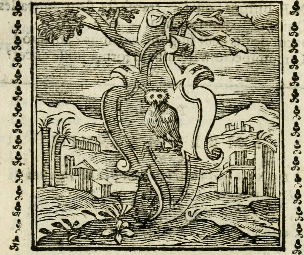 An illustration from Emblemi di Andrea Alciato, huomo chiarissimo, dal latino nel vulgare italiano ridotti, 1626, leaf 39