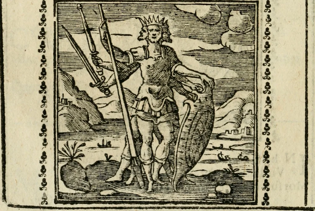 An illustration from Emblemi di Andrea Alciato, huomo chiarissimo, dal latino nel vulgare italiano ridotti, 1626, leaf 69
