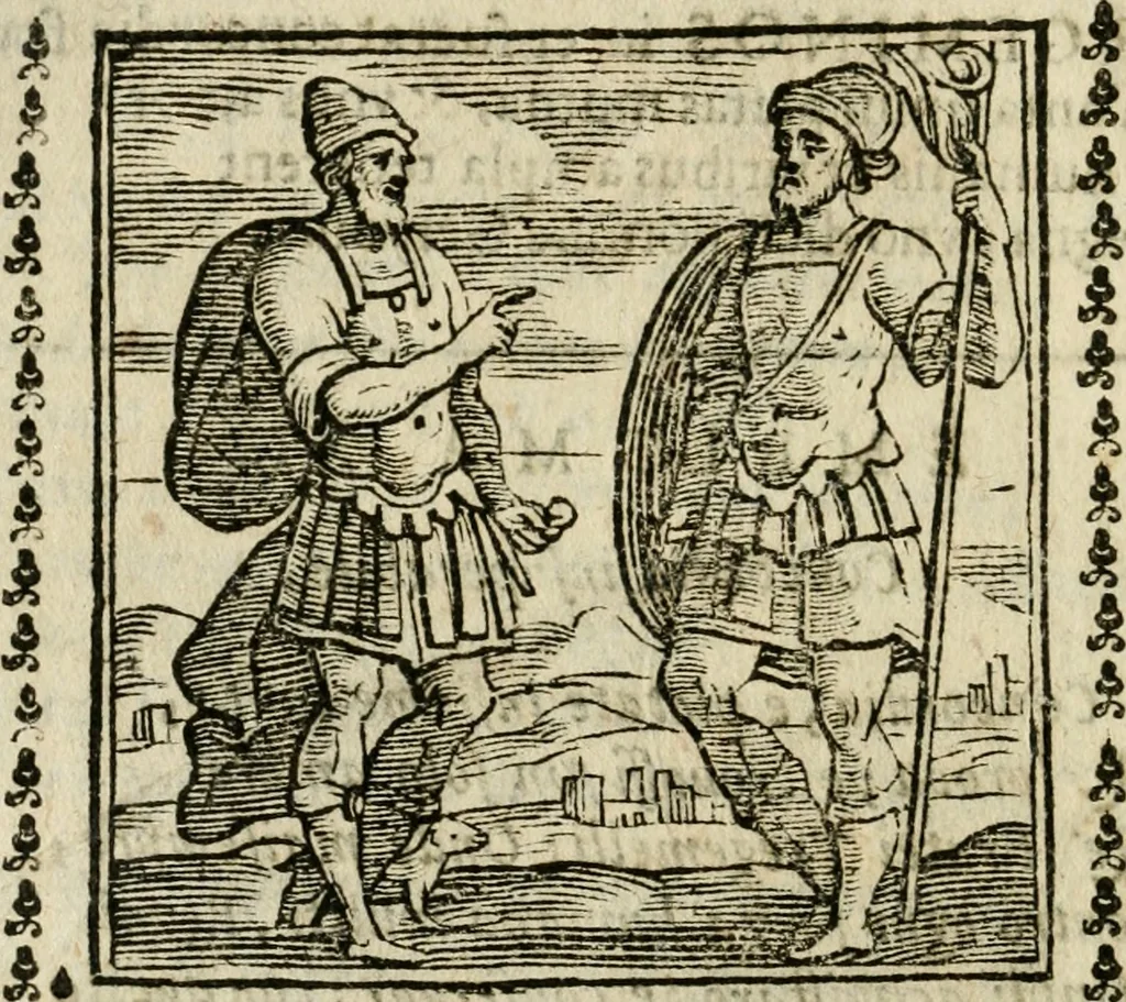 An illustration from Emblemi di Andrea Alciato, huomo chiarissimo, dal latino nel vulgare italiano ridotti, 1626, leaf 71