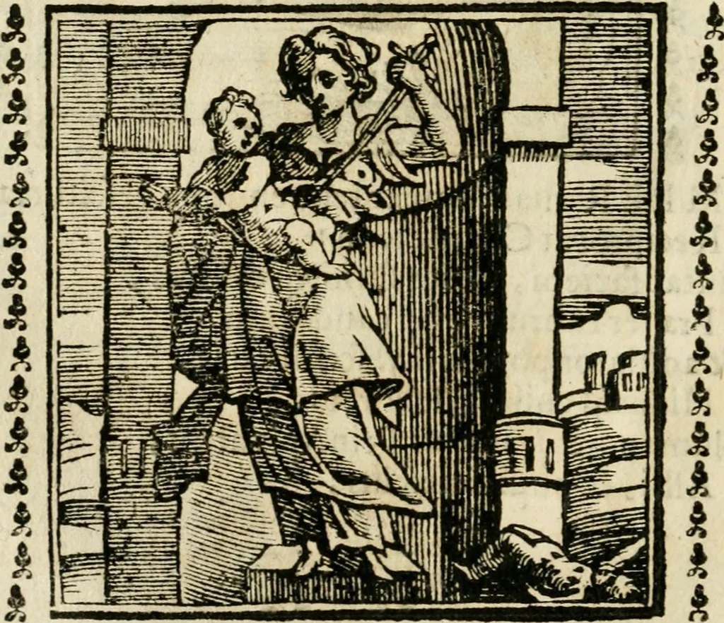 An illustration from Emblemi di Andrea Alciato, huomo chiarissimo, dal latino nel vulgare italiano ridotti, 1626, leaf 89