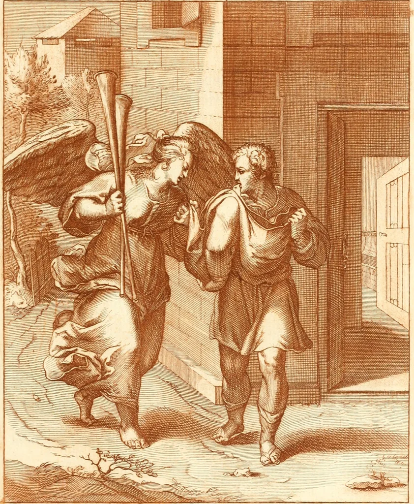 An illustration from Emblemi di Q. Orazio Flacco, 1777, leaf 136