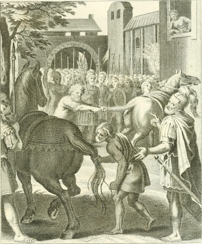 An illustration from Emblemi di Q. Orazio Flacco, 1777, leaf 152