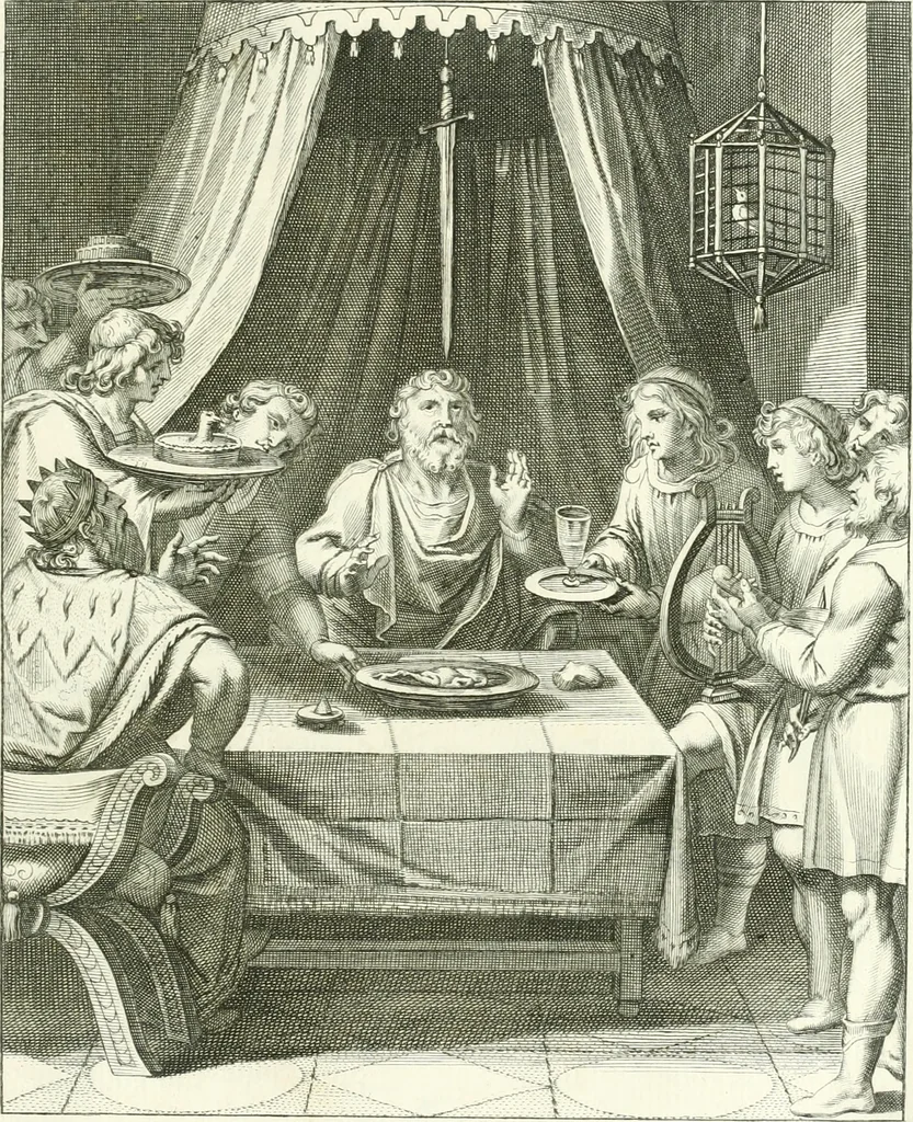 An illustration from Emblemi di Q. Orazio Flacco, 1777, leaf 164