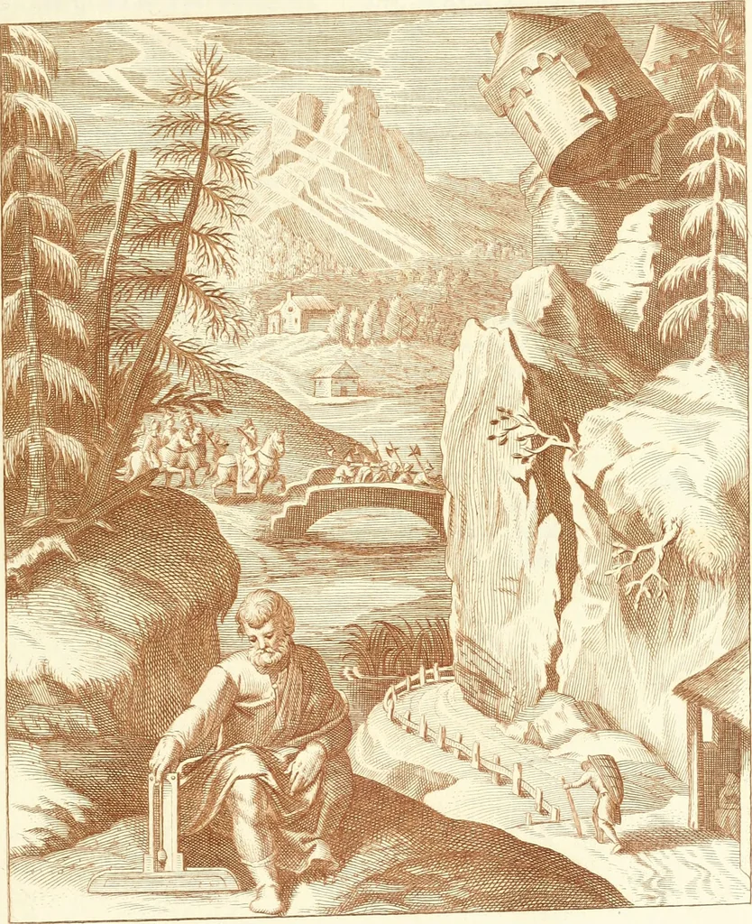 An illustration from Emblemi di Q. Orazio Flacco, 1777, leaf 214