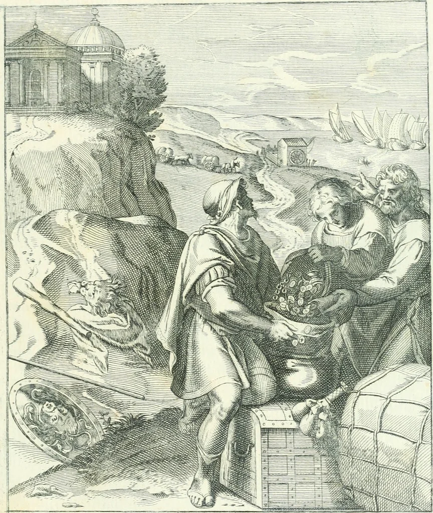 An illustration from Emblemi di Q. Orazio Flacco, 1777, leaf 226