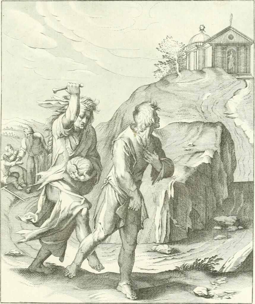 An illustration from Emblemi di Q. Orazio Flacco, 1777, leaf 286