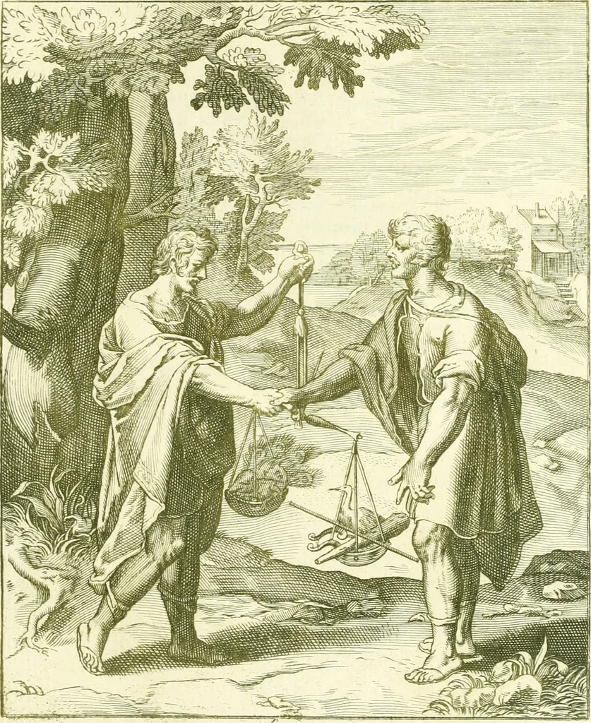 An illustration from Emblemi di Q. Orazio Flacco, 1777, leaf 294