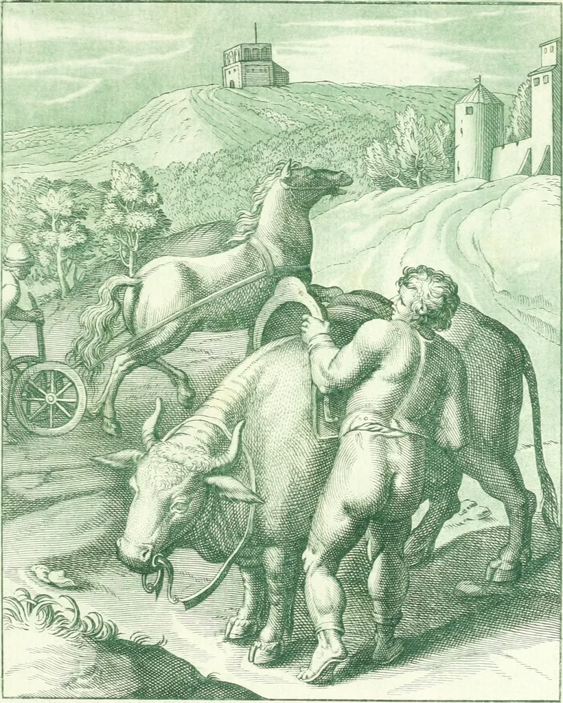 An illustration from Emblemi di Q. Orazio Flacco, 1777, leaf 314