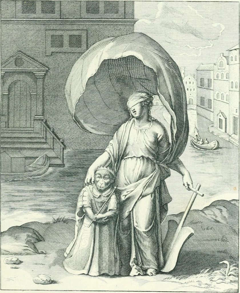 An illustration from Emblemi di Q. Orazio Flacco, 1777, leaf 326