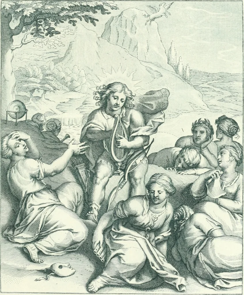 An illustration from Emblemi di Q. Orazio Flacco, 1777, leaf 338