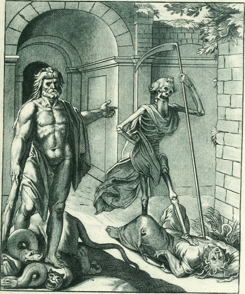 An illustration from Emblemi di Q. Orazio Flacco, 1777, leaf 362