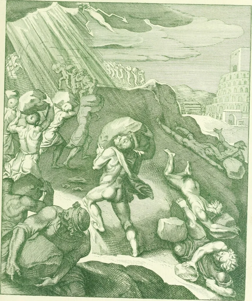 An illustration from Emblemi di Q. Orazio Flacco, 1777, leaf 366