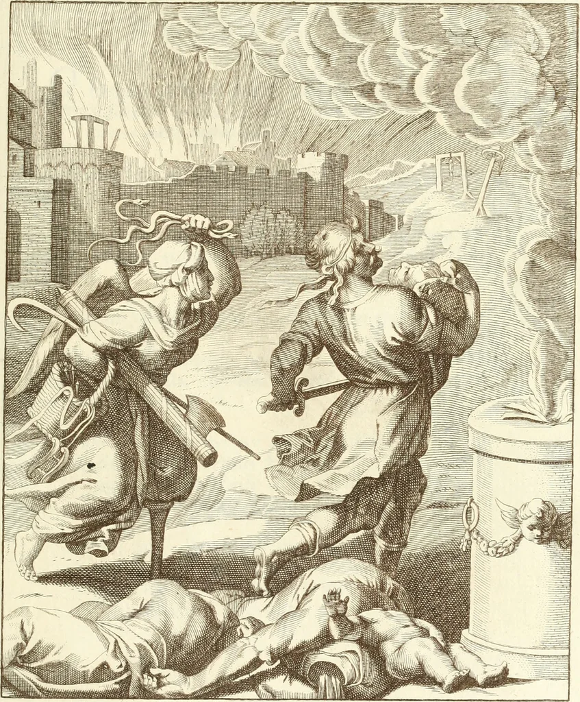An illustration from Emblemi di Q. Orazio Flacco, 1777, leaf 378