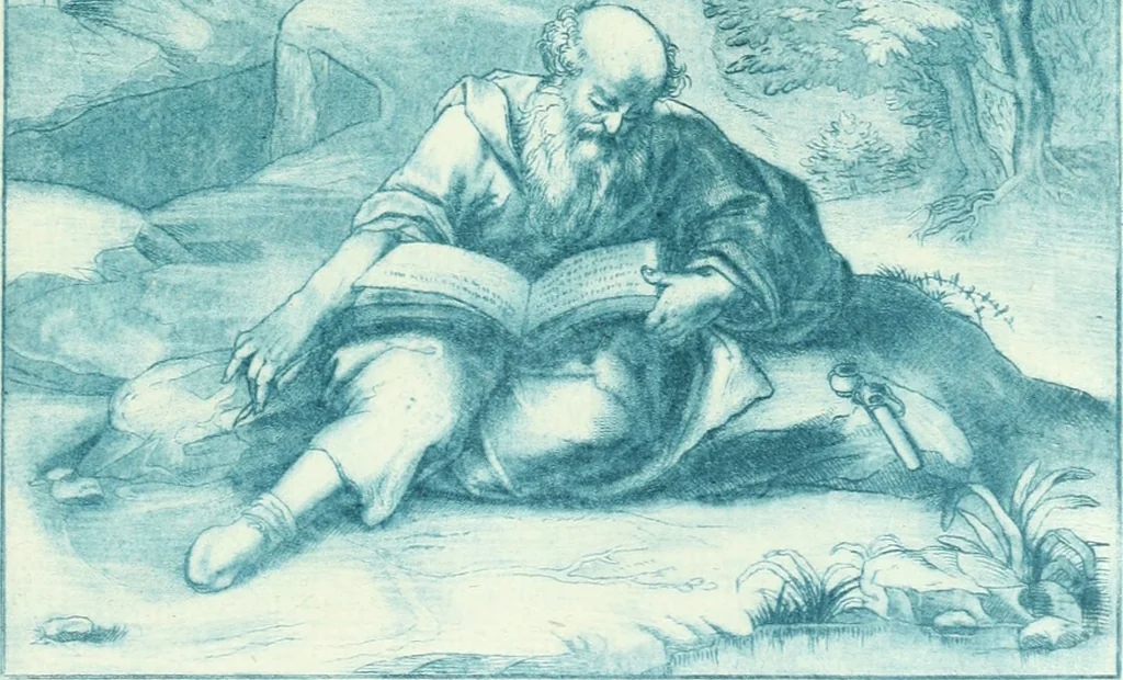 An illustration from Emblemi di Q. Orazio Flacco, 1777, leaf 386
