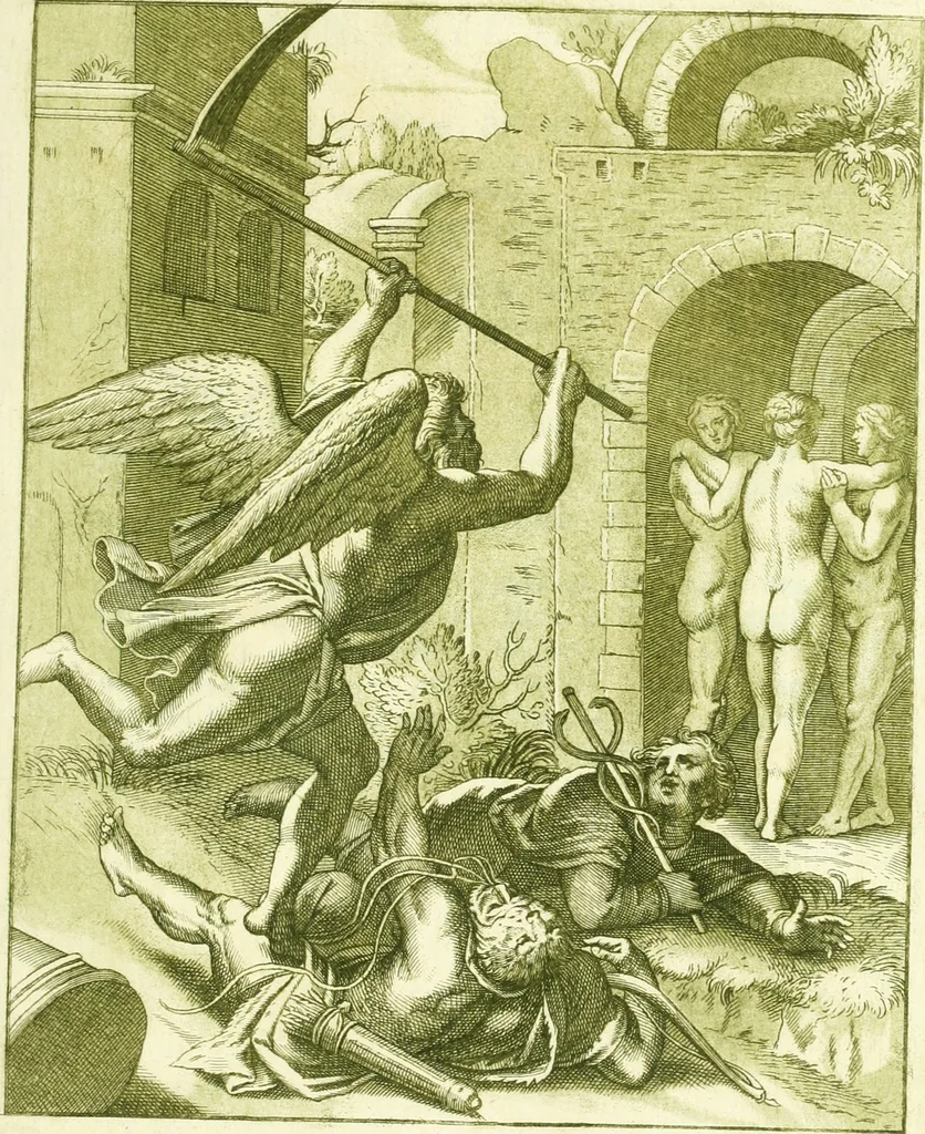 An illustration from Emblemi di Q. Orazio Flacco, 1777, leaf 398