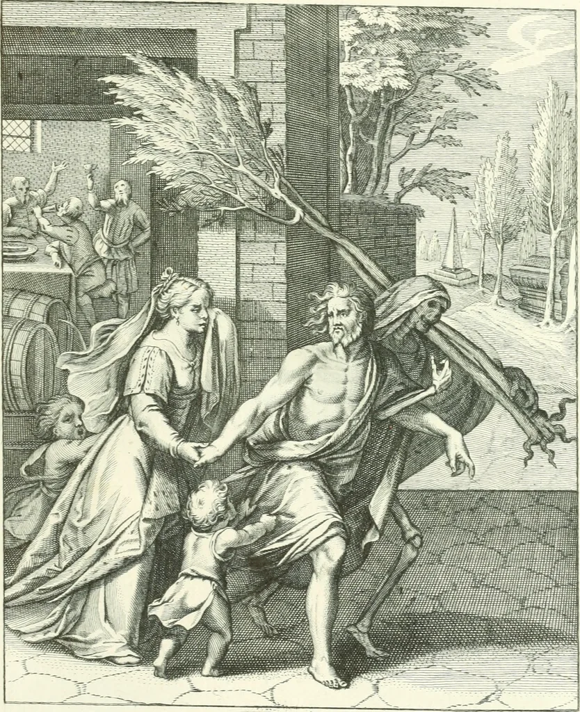 An illustration from Emblemi di Q. Orazio Flacco, 1777, leaf 410