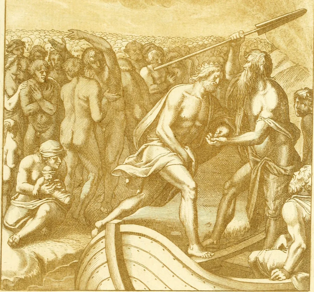 An illustration from Emblemi di Q. Orazio Flacco, 1777, leaf 414