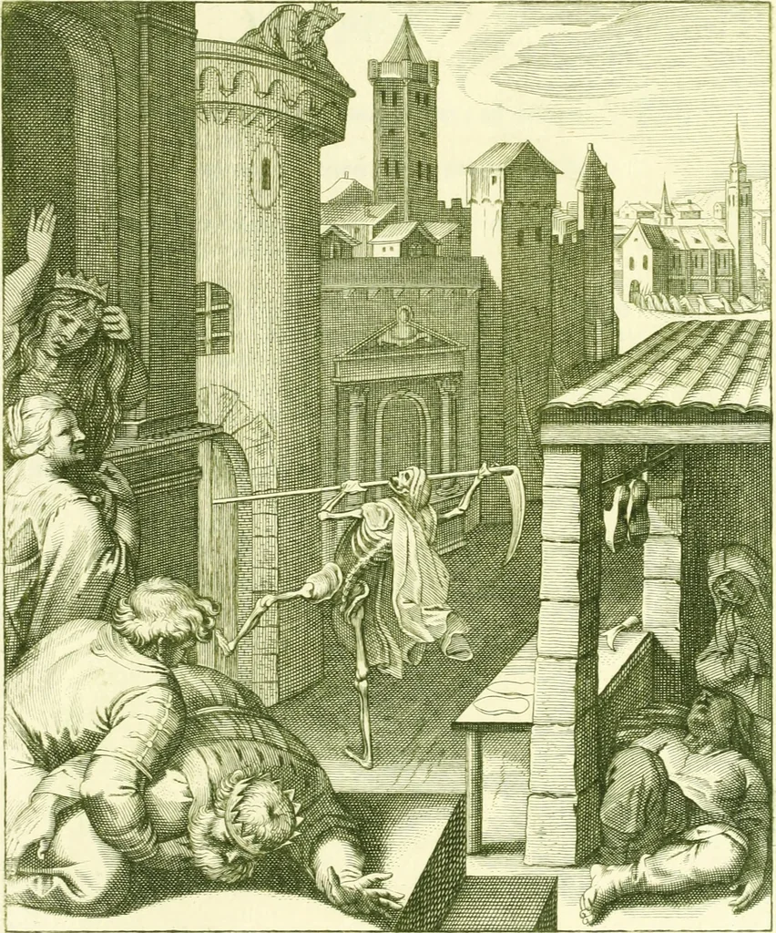 An illustration from Emblemi di Q. Orazio Flacco, 1777, leaf 426