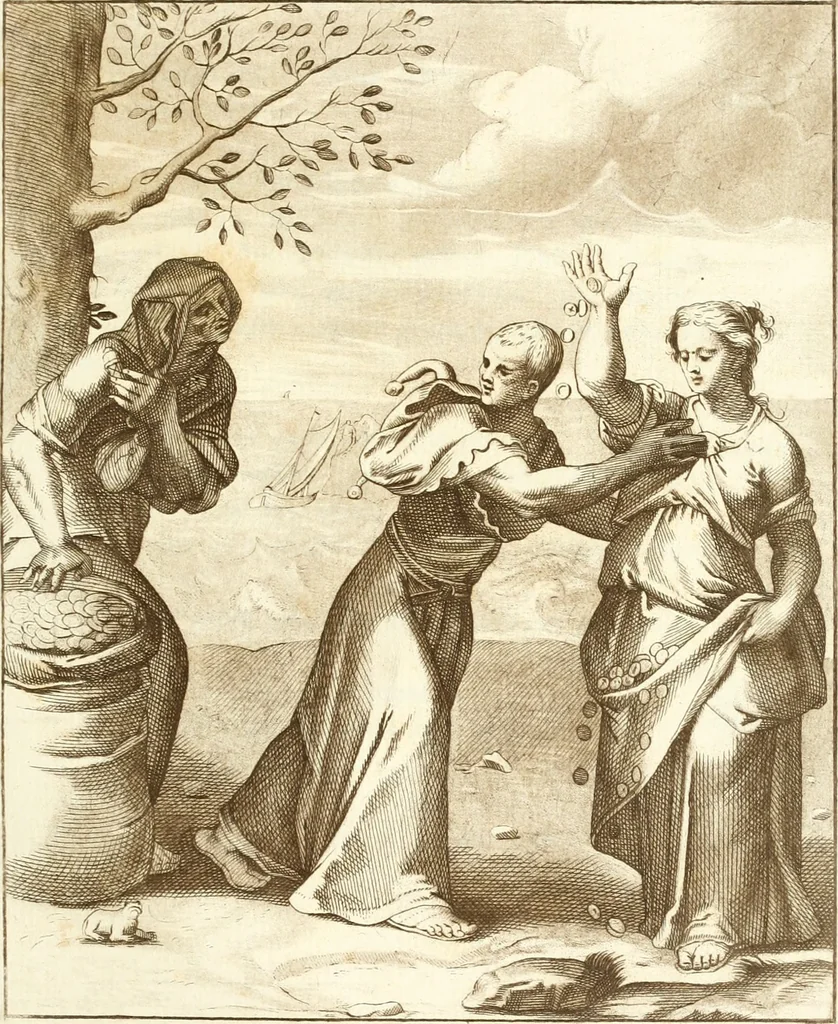 An illustration from Emblemi di Q. Orazio Flacco, 1777, leaf 56