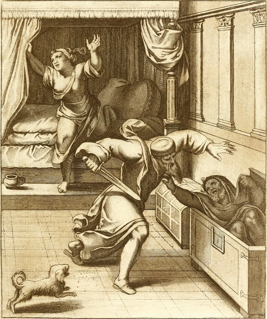 An illustration from Emblemi di Q. Orazio Flacco, 1777, leaf 72