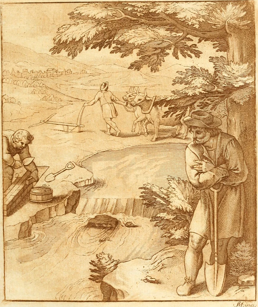 An illustration from Emblemi di Q. Orazio Flacco, 1777, leaf 84