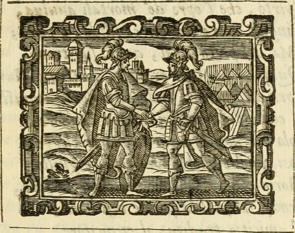 An illustration from Emblemi politici, 1632, leaf 84