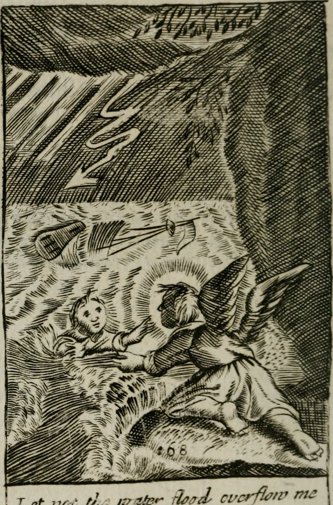 An illustration from Emblems, divine and moral, together with hieroglyphicks of the life of man, 1736, leaf 181
