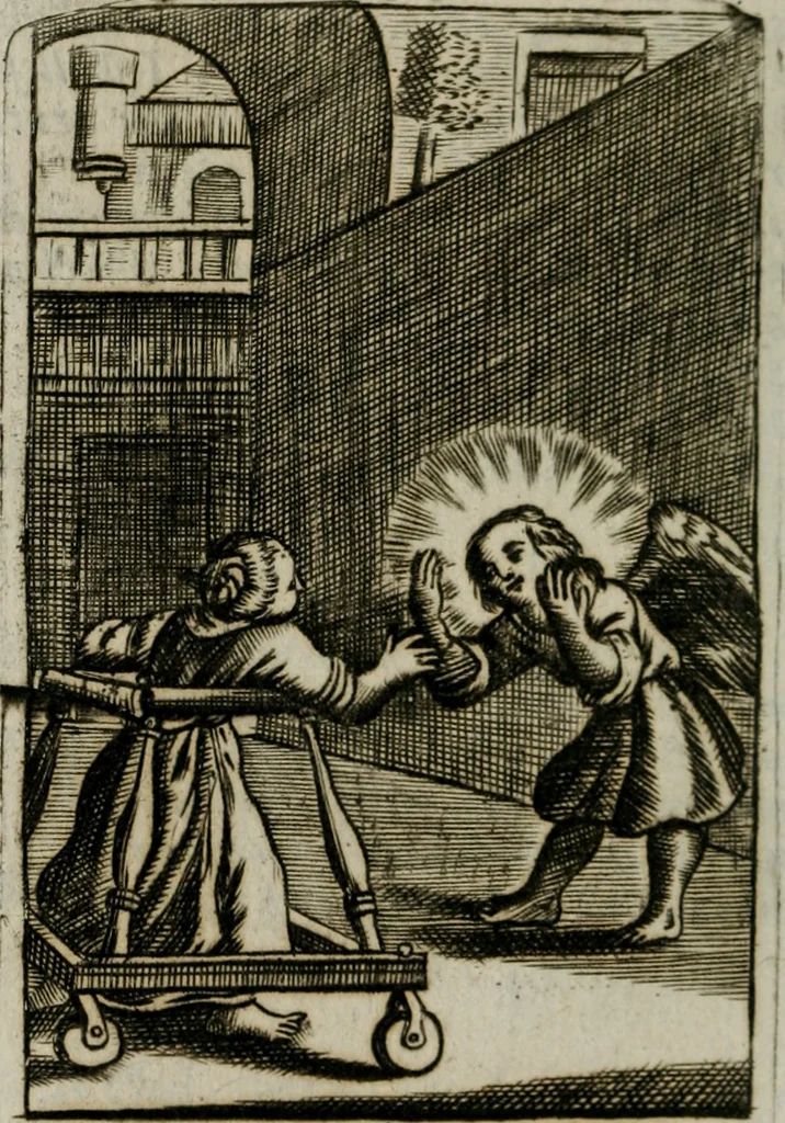 An illustration from Emblems, divine and moral, together with hieroglyphicks of the life of man, 1736, leaf 209