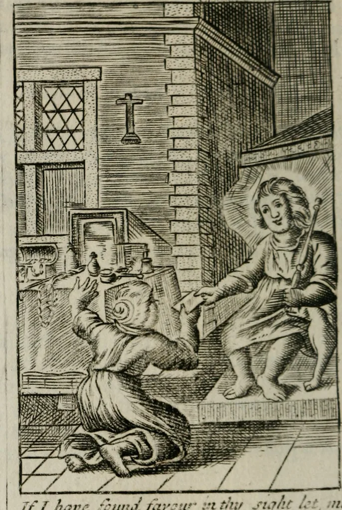 An illustration from Emblems, divine and moral, together with hieroglyphicks of the life of man, 1736, leaf 221