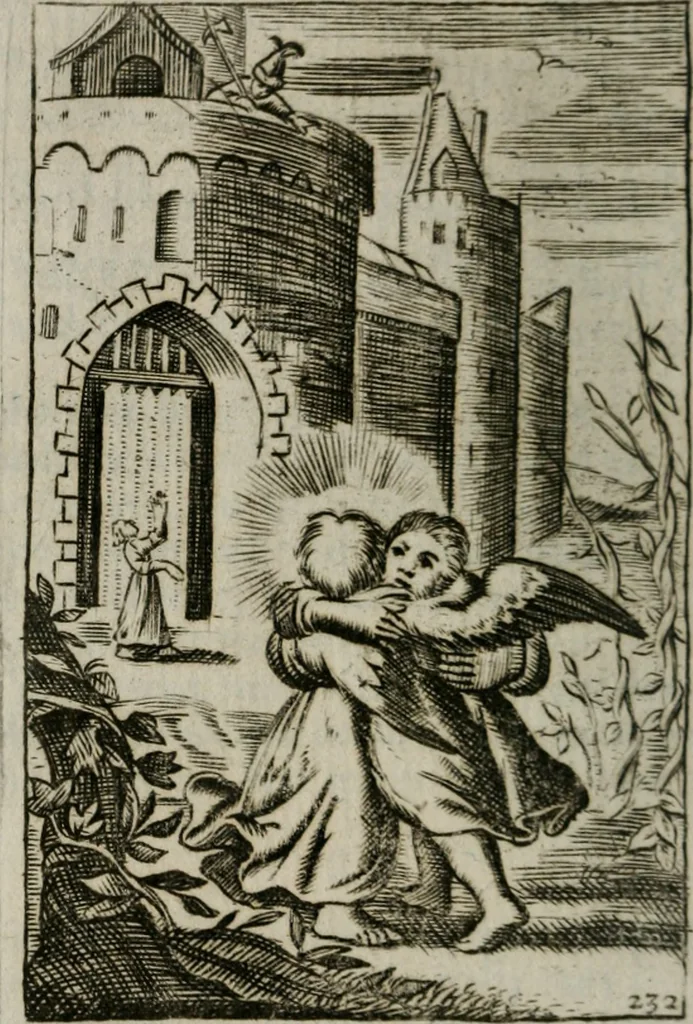 An illustration from Emblems, divine and moral, together with hieroglyphicks of the life of man, 1736, leaf 245