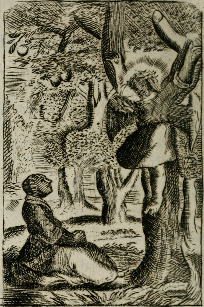 An illustration from Emblems, divine and moral, together with hieroglyphicks of the life of man, 1736, leaf 253