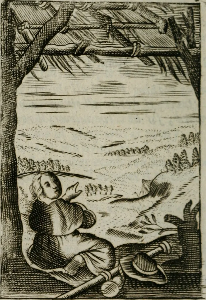 An illustration from Emblems, divine and moral, together with hieroglyphicks of the life of man, 1736, leaf 285