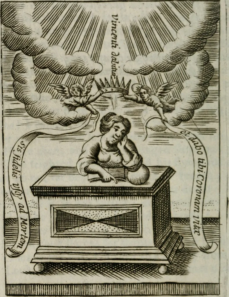 An illustration from Emblems, divine and moral, together with hieroglyphicks of the life of man, 1736, leaf 321