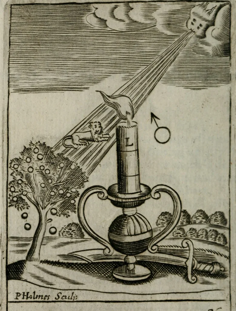 An illustration from Emblems, divine and moral, together with hieroglyphicks of the life of man, 1736, leaf 377