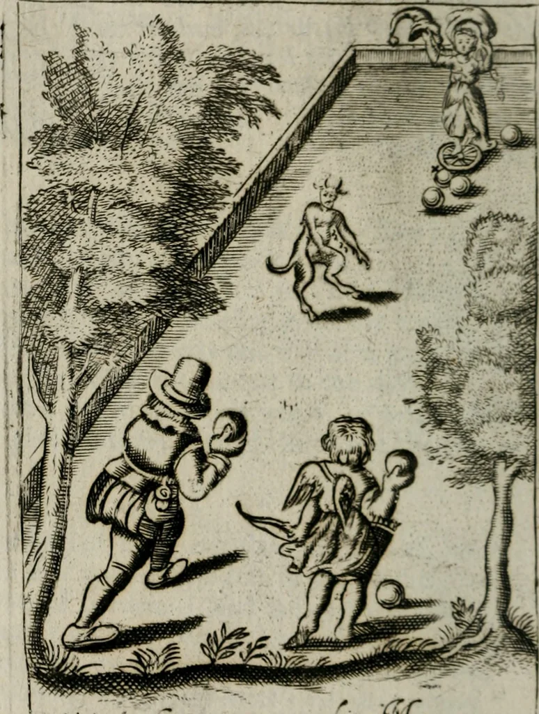 An illustration from Emblems, divine and moral, together with hieroglyphicks of the life of man, 1736, leaf 53